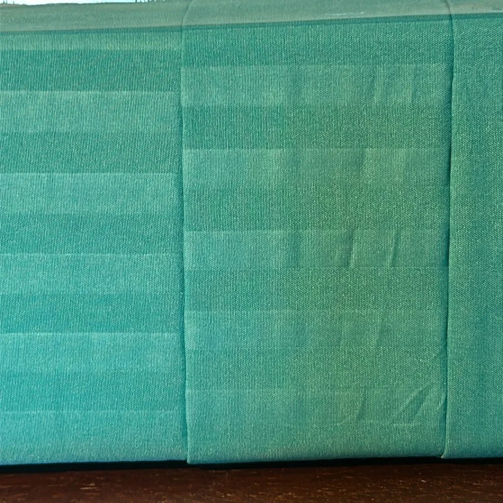 Traditional at home king 6 pc sheet set Pistachio Green embossed striped